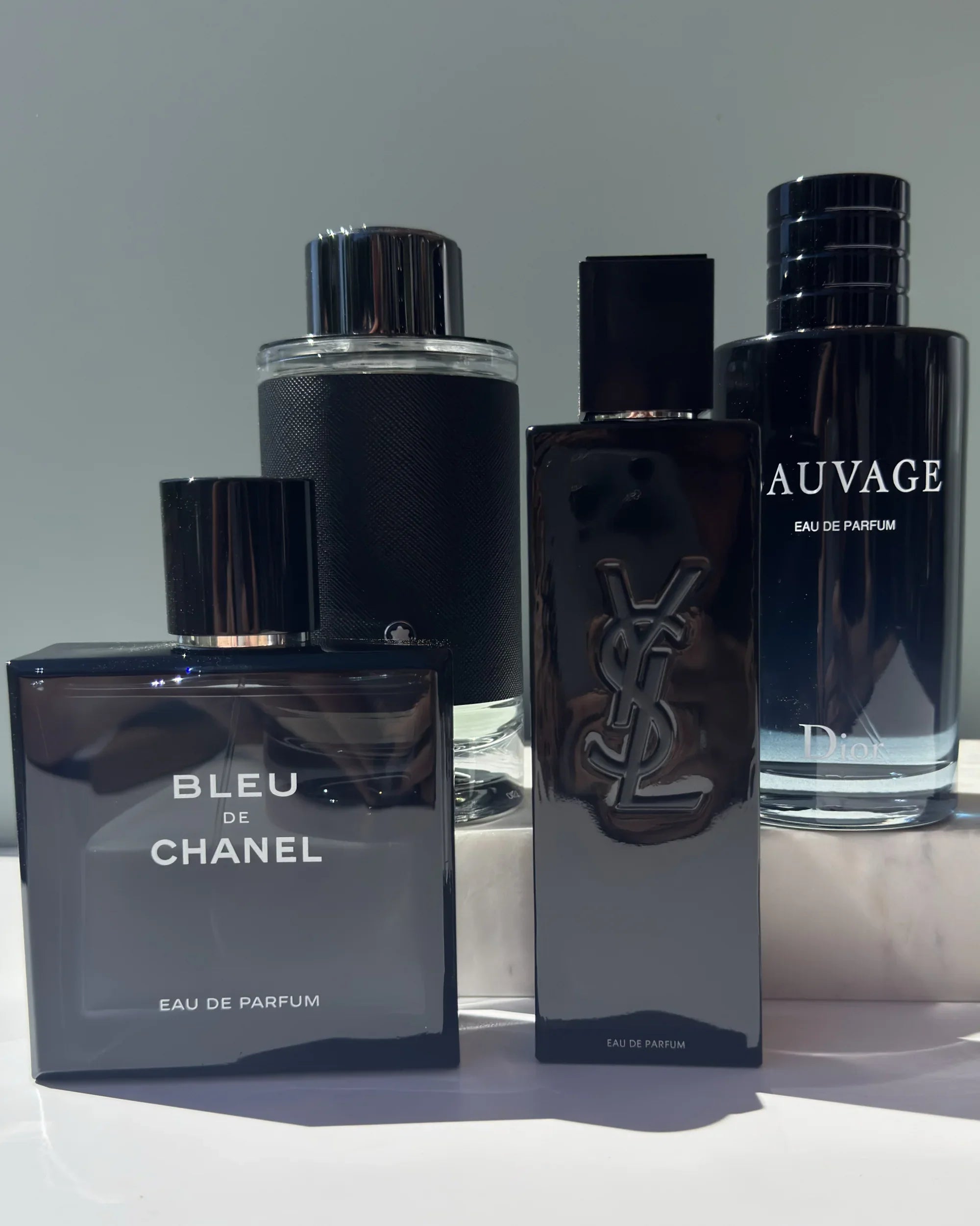 Saents Modern Masculine Discovery Kit with four 2ml fragrance decants