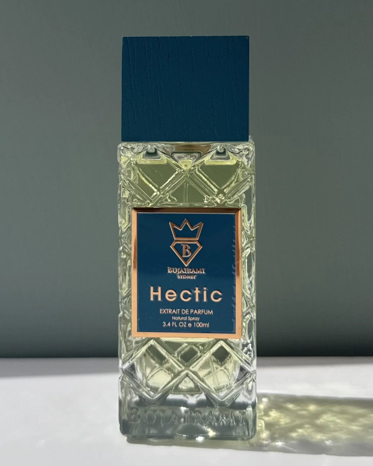Bujairami Hectic fragrance decant bottle