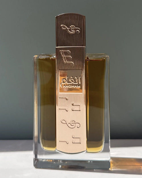 Lattafa Angham fragrance decant bottle