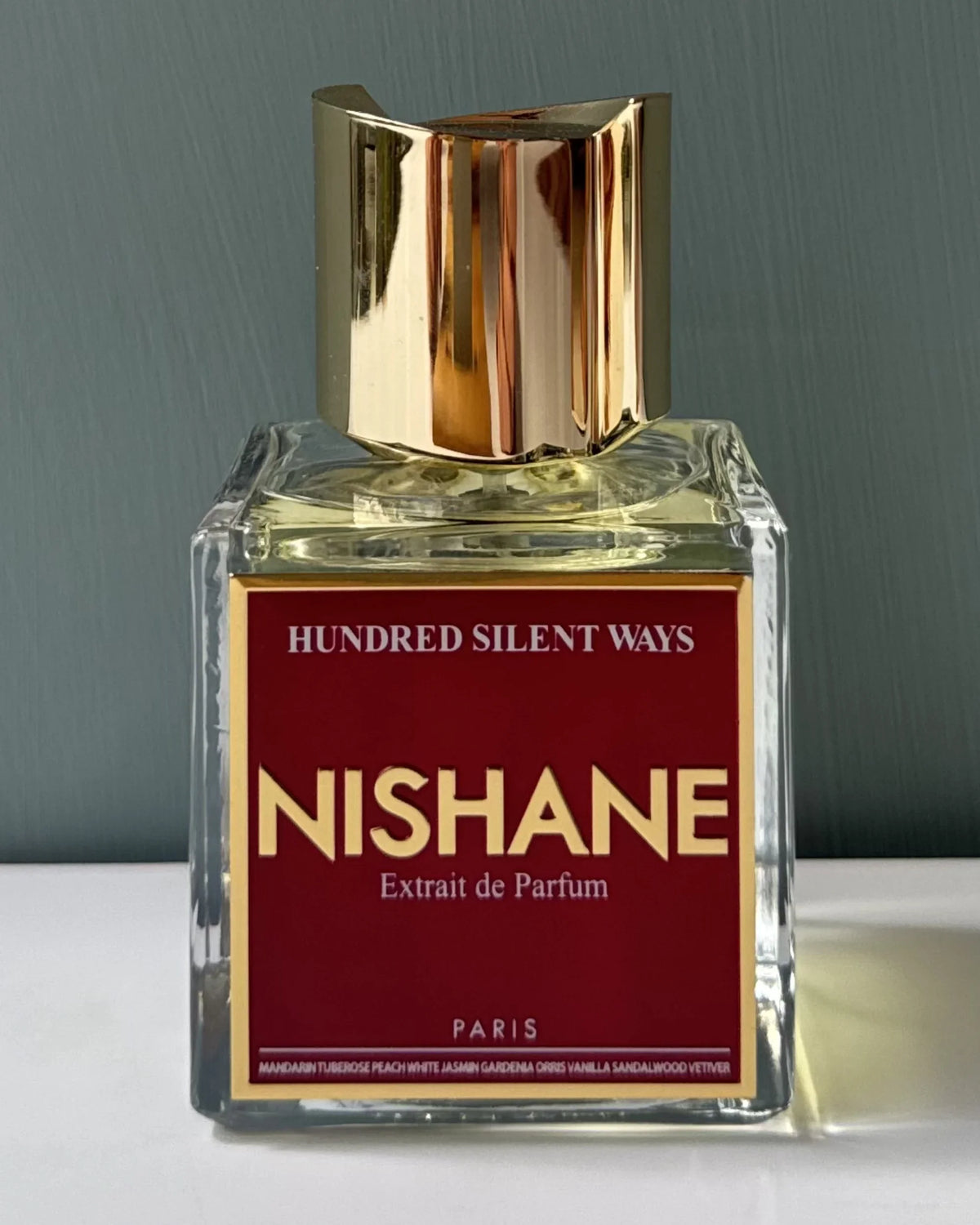 Nishane Hundred Silent Ways fragrance decant bottle